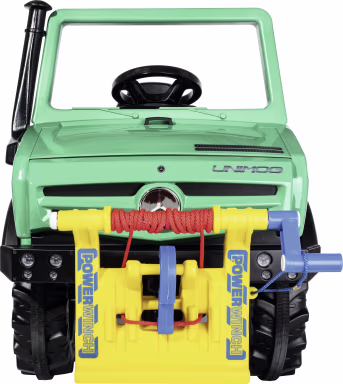 Produktbild: Rolly Toys® Trettraktor Unimog Forst mit Anbauseilwinde mit Kurbel