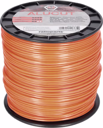 Produktbild: Mähfaden Alucut 2,7 mm/240 m 6-Kant, orange, Spule