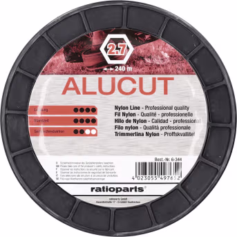 Produktbild: Mähfaden Alucut 2,7 mm/240 m 6-Kant, orange, Spule