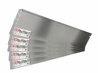 Produktbild: bellissa VK-Set Rasenkante Metall silber 118 x 19,5 cm bestehend aus 5-20 Stck. a. 118 cm, Nutzlänge 5,75-23 m