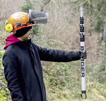 Lifestyle: Berger Teleskopstange ArboRapid UltraLight 350 Carbon-/GFK-Rohre