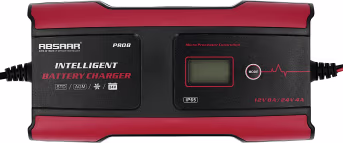 Produktbild: Limpar Batterieladegerät Pro 8 8,0 A, für Spaltenschieber SP 94, AGM-/Gel-/Nass-/Lithiumbatterien