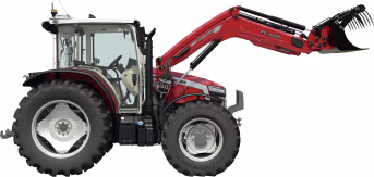 Produktbild: Massey Ferguson Traktor MF 5M.115 85 kW (115 PS) bei 2.000 min⁻¹ inkl. Frontlader MF FL.4018