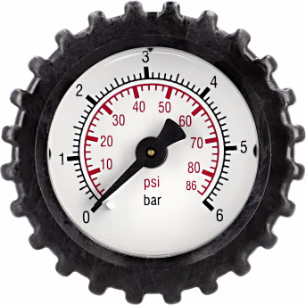 Produktbild: Solo® Manometer mit Anschlussteilen für Sprühgerät 256, 257, 258, 410, 424, 425, 435, 461, 462, 473 D, 475