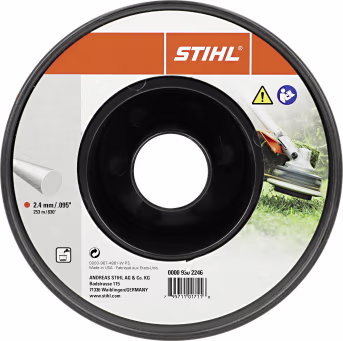 Produktbild: STIHL Mähfaden rund 2,4 mm/261,0 m, orange, 0000 930 2246