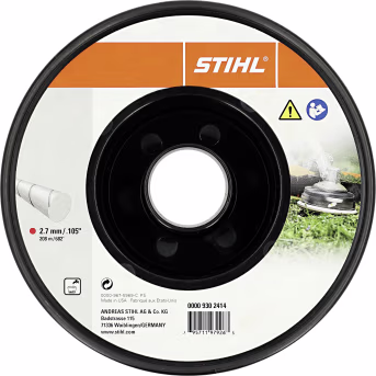 Produktbild: STIHL Mähfaden rund + leise 2,7 mm/208 m, rot, 0000 930 2414