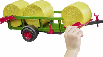 Produktbild: Bruder® Modell Rundballensammler mit 3 Rundballen 1:16