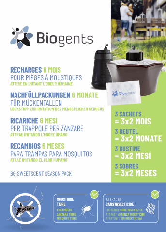 Detailbild: Biogents Lockstoff BG-Sweetscent für 6 Monate, für Mückenfalle BG-Mosquitaire, Aero Trap, 86601362_DE