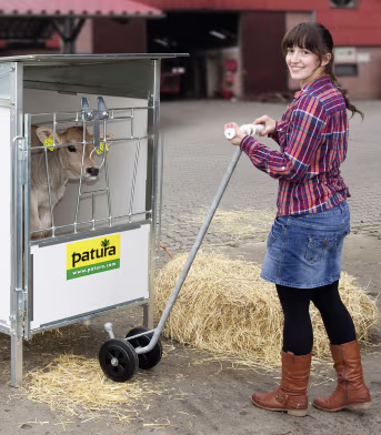 Lifestyle: Patura Transporträder mit Deichsel für Kälber-Auto Mini und Maxi
