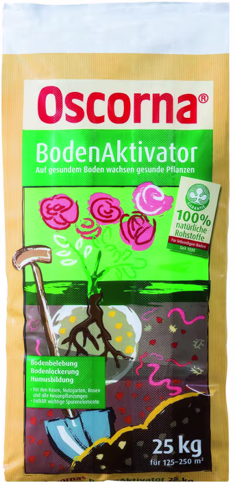 Produktbild: Oscorna® Bodenaktivator NPK 3+2+0.5 zur Bodenverbesserung 25 kg Sack Pulver