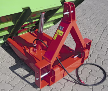 Produktbild: Düvelsdorf Heckcontainer hydraulisch, mit Schürfleiste pulverbeschichtet