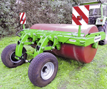 Produktbild: Düvelsdorf Wiesenwalze Green Roller Classic, mit Fahrwerk ungebremst, Zugdeichsel