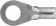 Produktbild: Herth + Buss Lötverbinder Ringform DIN 46211-A, 10 mm², Bohrung 8,4 mm, Länge 24 mm, feuerverzinnt, 50 250 112