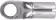 Produktbild: Herth + Buss Lötverbinder Ringform DIN 46211-A, 70 mm², Bohrung 13 mm, Länge 47 mm, feuerverzinnt, 50 250 711