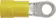 Produktbild: Herth + Buss Ringkabelschuh gelb 4 – 6 mm², Ø 4,3 mm, verzinnt, teilisoliert, 50 252 159