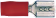 Produktbild: Herth + Buss Flachsteckhülse 4,8 x 0,8 mm, Kabel 0,5 – 1 mm², verzinnt, teilisoliert, rot, 50 252 506