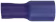 Produktbild: Herth + Buss Rundsteckhülse 5 mm, Kabel 1,5 – 2,5 mm², verzinnt, isoliert, blau, 50 252 531