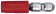 Produktbild: Herth + Buss Rundstecker rot, 0,5 – 1 mm², Ø 4 mm, verzinnt, teilisoliert, 50 252 532