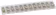 Produktbild: Herth + Buss Lüsterklemme 12-polig, 6,3 mm, Flachstecker, transparent