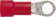 Produktbild: Herth + Buss Ringkabelschuh rot 0,5 – 1 mm², Ø 3,7 mm, verzinnt, teilisoliert, 50 252 118
