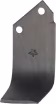 Technische Zeichnung: Industriehof® Fräsmesser links/rechts 180 x 132 x 7 mm, Bohrung 13 mm, für Agricom, Howard