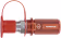 Produktbild: Kennfixx® Hydraulik-Handgriff braun -, BG 03, Stecker M 22 x 1,5 IG, Schlauch 1/2 IG