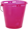 Produktbild: KERBL Kälbertränkeeimer 8 l rund 1 x Eimer/ohne Ventil/Sauger, Kunststoff (lebensmittelecht), rosa