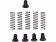 Set: BAHCO Ersatz-Federn und -Puffer für Lesescheren P123-19, P127-19, P128-19, P129-19