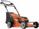 Produktbild: Husqvarna Akku-Rasenmäher LC 142iS in Orange mit Radantrieb und Grasfangkorb