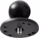 Produktbild: RAM® MOUNTS Basisplatte Round mit C-Kugel 38,1 mm/1,5, Schraubmontage/Gewindestift 1/4-20 AG, rund, RAM-202AU