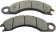 Produktbild: Bremsklotz 397 x 125 x 28 mm, links/rechts, für Scheibenbremse Case IH, Caterpillar, Terex