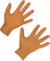 Produktbild: Keron Einmalhandschuhe Nitrile X-Grip, orange, mit strukturierter Griffoberfläche