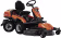Produktbild: Husqvarna Rider R 320X AWD Aufsitzmäher in Orange-Schwarz mit Allradantrieb und Frontmähwerk