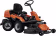 Produktbild: Husqvarna Rider R 214T Aufsitzmäher in Orange-Schwarz mit Mähdeck