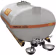 Produktbild: Cemo Wasserfass GFK oval grau