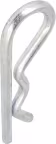 Produktbild: Federstecker 8 mm einfach gebogen, verzinkt, für Wellen-Ø 9 – 45 mm