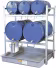 Produktbild: Cemo Regal 800 128 x 162 x 141 cm 2 x Fassauflage 3 x 60/2 x 200, GFK-Wanne, 7672
