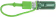 Produktbild: Kennfixx® Hydraulik-Handgriff grün LS (Load Sensing), BG 2, Stecker M 14 x 1,5 IG, Schlauch 3/8 IG