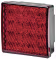 Produktbild: Hella® LED-Nebelschlussleuchte quadratisch, rot, 80 x 80 x 33,7 mm, E4 4143