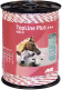 Produktbild: Ako Litze TopLine plus weiß, rot 400 m, 449523