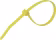 Produktbild: Herth + Buss Kabelbinder 390 x 4,7 mm, gelb, Verzahnung innen, 100 St. 50 266 006