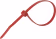 Produktbild: Herth + Buss Kabelbinder 210 x 4,7 mm, rot, Verzahnung innen, 100 St. 50 266 004