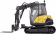 Produktbild: MECALAC Raupenbagger 10MCR Hubkraft 6.800 daN, Leistung 55,4 kW (75 PS) bei 2.200 min⁻¹, 0 – 9 km/h
