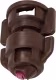 Produktbild: Agrotop Injektor-Doppel-Flachstrahldüse TurboDrop® HiSpeed Standard, 110-050, braun, Kappe Standard, 14044