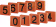 Produktbild: KERBL Halsbandnummer Set 0 – 9, orange, Kunststoff, 10 St. für Halsmarkierungsbänder bis 4 cm Breite, 207469