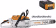 Produktbild: STIHL Akku-Kettensäge MSA 300 Schienenlänge 35 cm, mit Akku/Ladegerät, 2 Ketten, MA02 200 0001