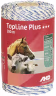 Produktbild: Ako Litze TopLine plus weiß, blau 200 m, 4491558