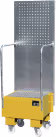 Produktbild: BAUER® SÜDLOHN Auffangwanne LPW-60-1, für 1 x 60 l Fass, lackiert, fahrbar, mit Gitterrost