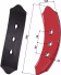 Produktbild: Industriehof® Vorschar links/rechts 390 x 100 mm, für Landsberg, Pöttinger