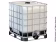 Produktbild: IBC-Container 1.000 l mit Metallgitter und Auslaufhahn auf Kunststoffpalette